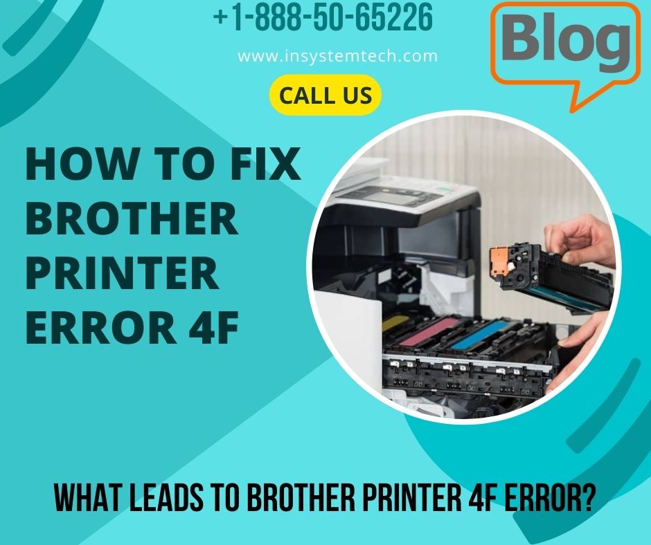 How to Fix Brother Printer Error 4F